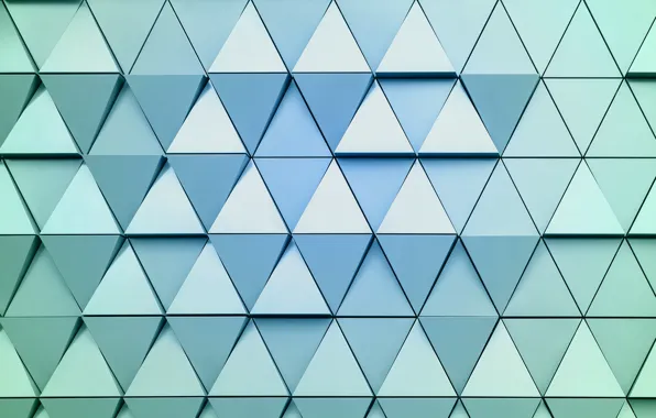 Abstraction, A lot, Triangles, Wall