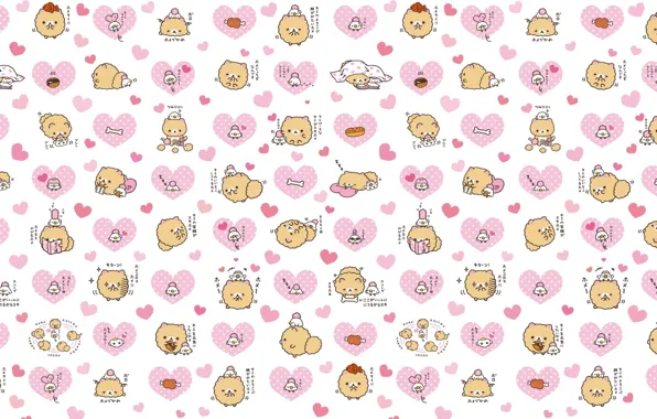 Background, texture, anime, art, children's