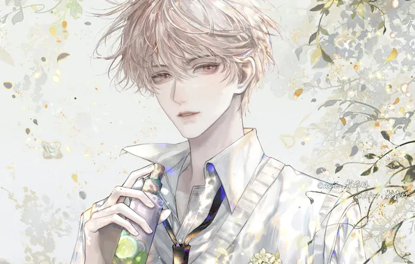 Spring, guy, blonde