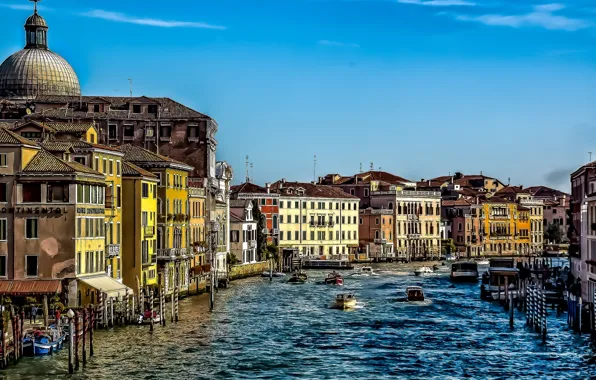 Water, Italy, Venice, Cathedral, channel