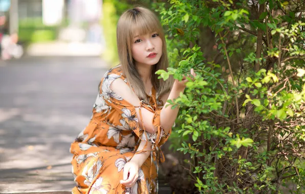 Girl, Asian, cutie