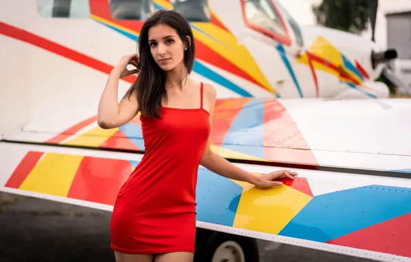 Girl, background, Vanessa