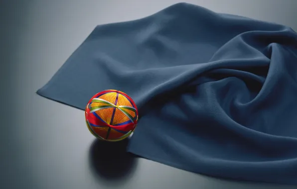 Ball, fabric, thread