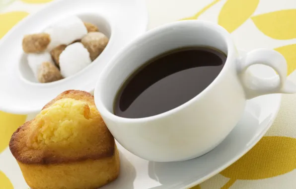 Picture background, tea, heart, coffee, food, Breakfast, cookies, mug