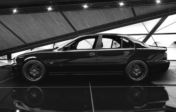 HDR, BMW, Game, e39, 5, UHD, Black & White, Xbox One X