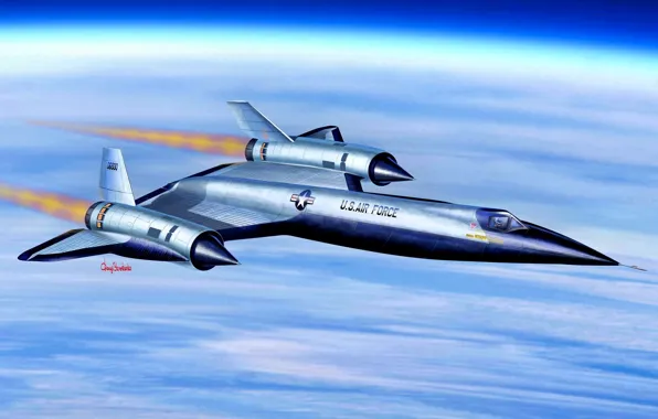 USA, spy plane, Lockheed A-12, Tall, A-12, U.S.Air Force