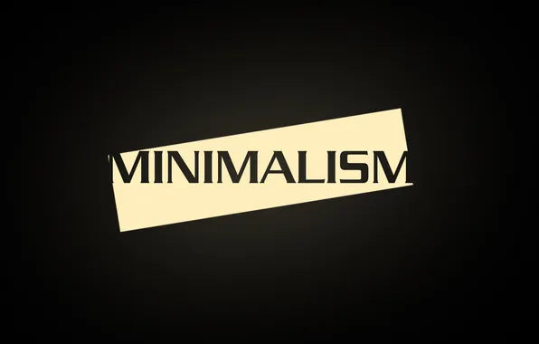 Minimalism, black, minimalism, black