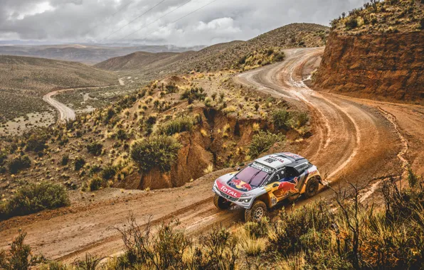 Sport, Speed, Clouds, Turn, Race, Dirt, Peugeot, Lights