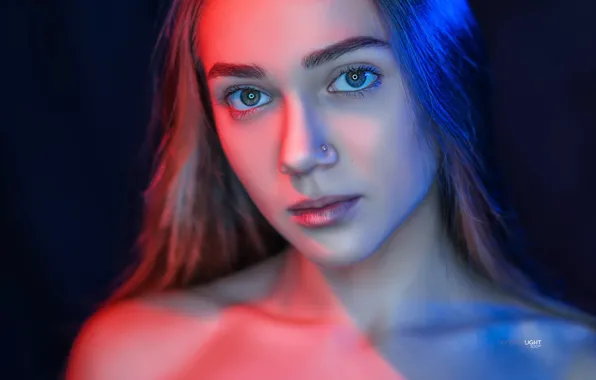Girl, portrait, Alexander Drobkov-Light, Angelica Zavarzin