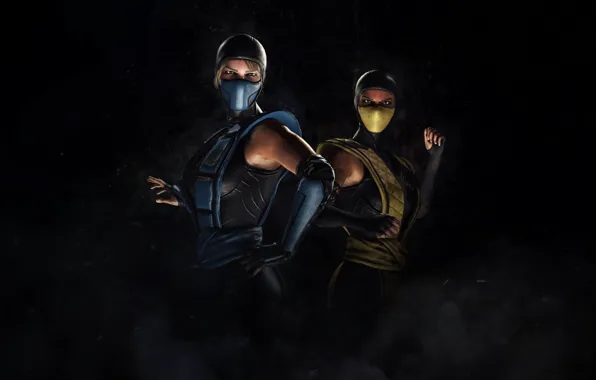 Girls, The game, Scorpio, Fighter, Art, Art, Mortal Kombat, Mortal Kombat
