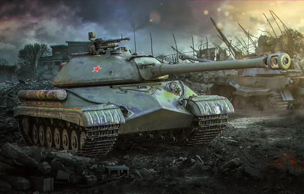 Picture World of tanks, Is-8, T-10, Object 730, Is-5
