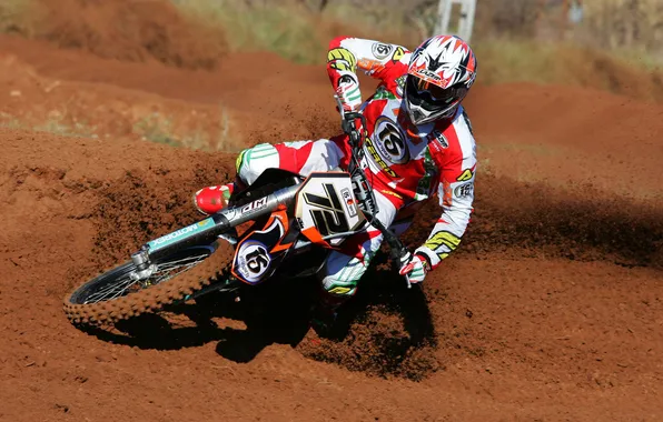 Picture Sand, Speed, Earth, Turn, Race, Bike, Motocross, Motocross