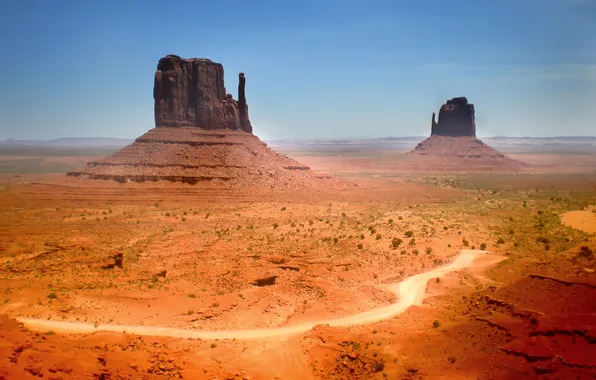 Picture road, sand, desert, landscapes, desert