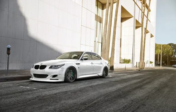 BMW, White, E60, M5