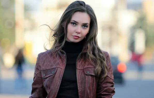Look, face, street, hair, brunette, Oksana Malakhova