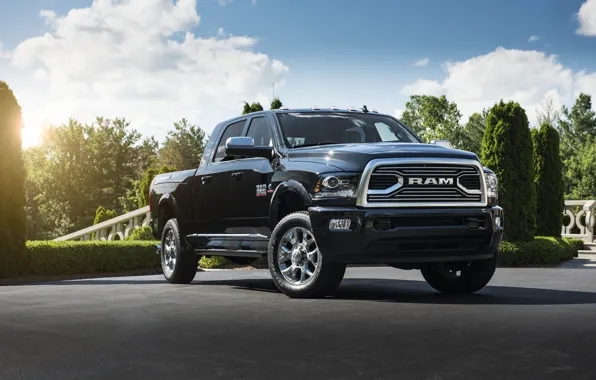 Picture Pickup, Car, Ram, 2500, Limited Tungsten Edition Mega Cab, Dodge 2018