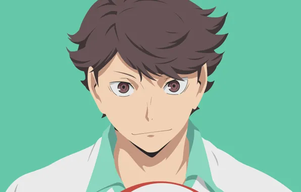 Look, guy, Volleyball, Haikyuu, the captain of the team