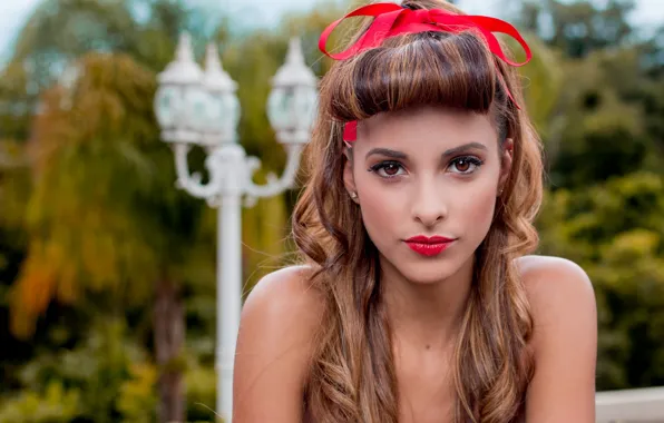 Look, girl, face, hair, portrait