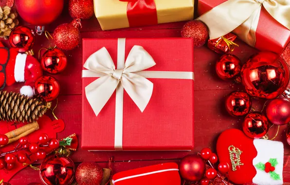 Balls, New year, Holiday, Toys, Gifts