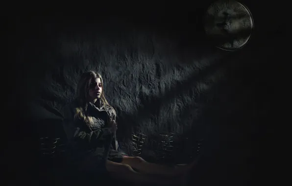 Girl, darkness, Vadim Morozov