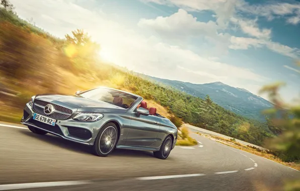 Road, transport, Mercedes-Benz, turn, car