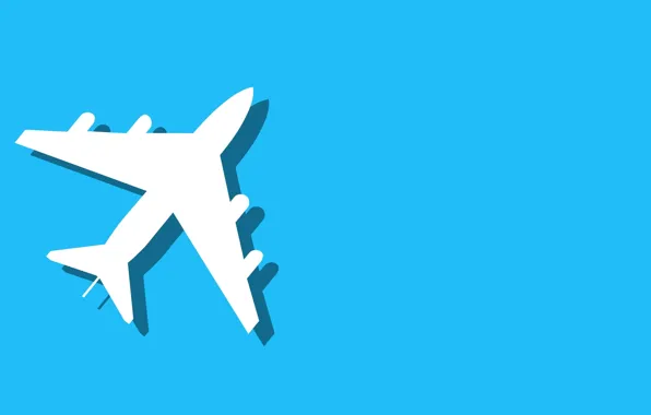 The plane, background, minimalism
