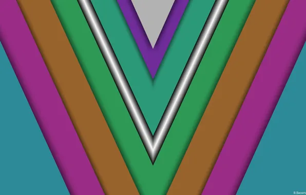 Triangles, shadows, layers