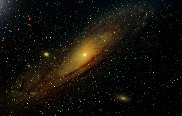 Space, stars, Andromeda Galaxy, M31
