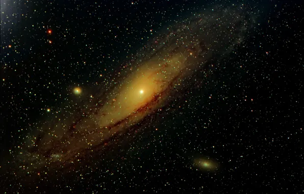 Picture space, stars, Andromeda Galaxy, M31