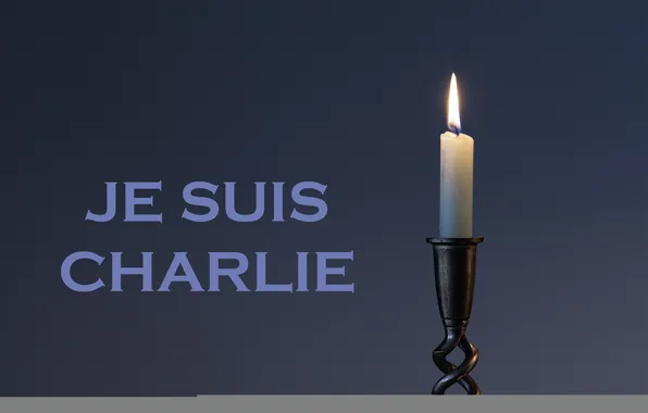 Memory, candle, I Am Charlie