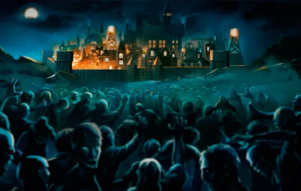 Zombie, Games, art, apocalypse, They Are Billions