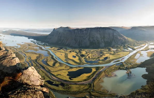 Picture mountains, height, panorama