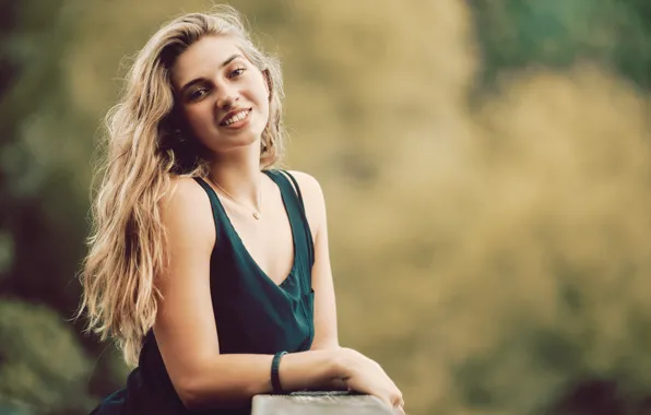 Girl, smile, portrait