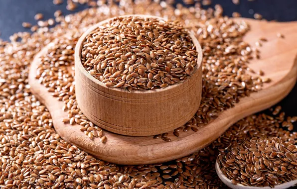 Bowl, seeds, Board