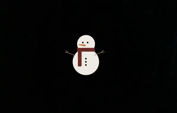 New year, snowman, 2017