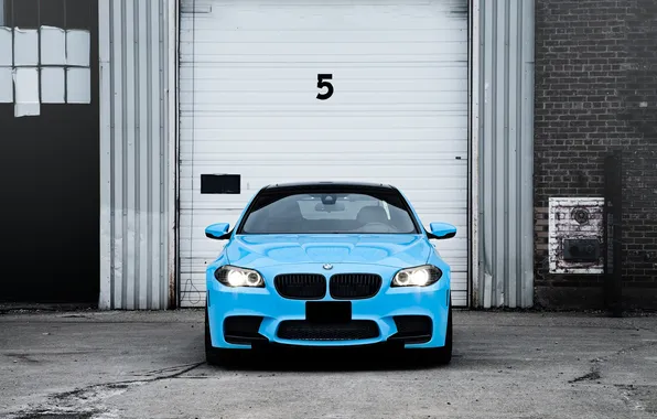 BMW, Tuning, Boomer, BMW, Blue, Lights, Tuning, F10