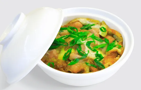 Fish, bow, Cup, cup, fish, seafood, Fry, onions