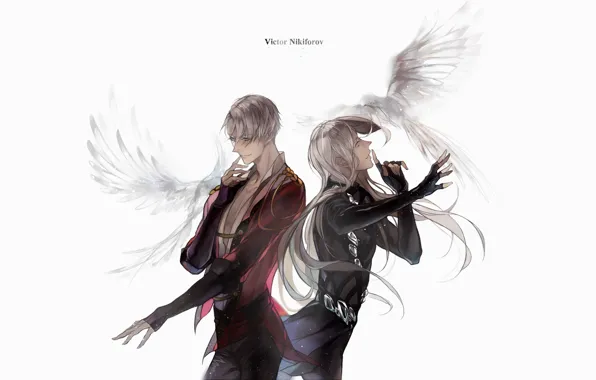 Anime, art, Yuri on Ice, Yuri on the ice, Viktor Nikiforov
