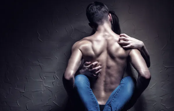 Love, kiss, sex, hug, passion, back
