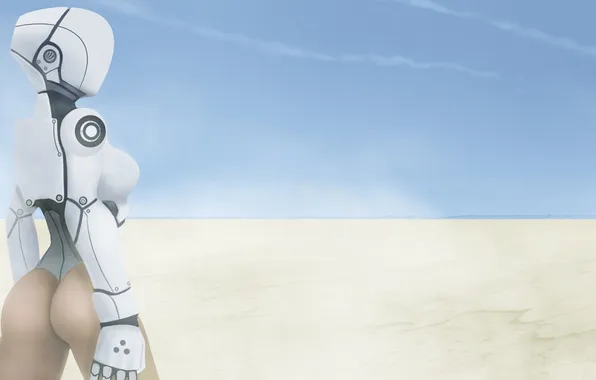 Ass, babe, cyborg, Sci-Fi