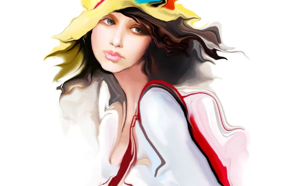 Look, face, figure, vector, hat