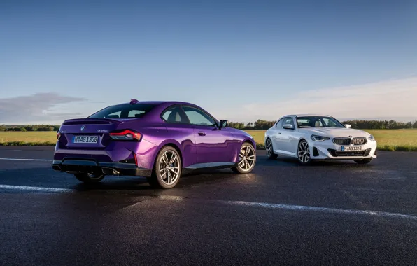 Picture road, BMW, road, cars, cars, blue sky, blue sky, 2022