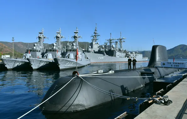 Ships, base, Turkey, 2024