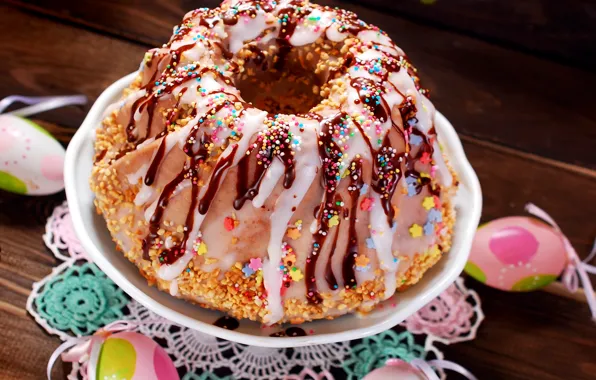 Pie, Easter, cake, cakes, glaze, Easter, baking