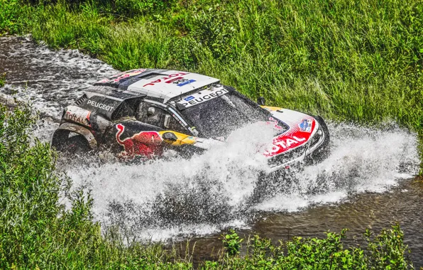 Water, Sport, Speed, Race, Dirt, Peugeot, Squirt, Lights