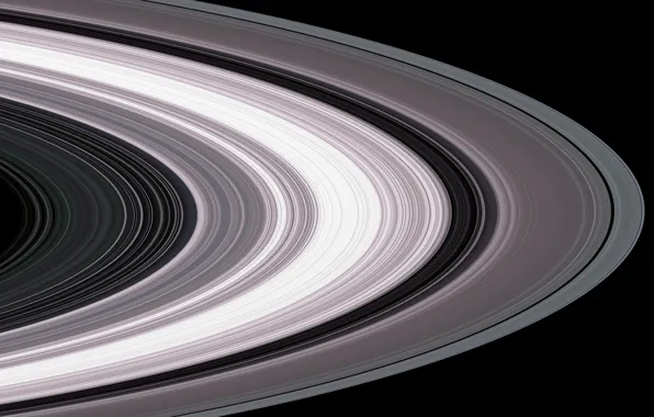 Picture Saturn, Cassini, the rings of Saturn