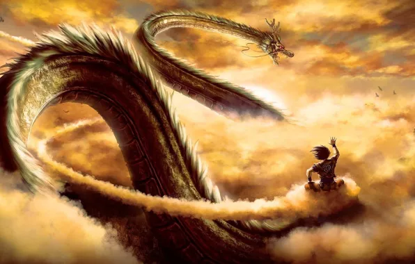 Picture Dragon Ball Z, dragon digital wallpaper, Dragon Ball wallpaper