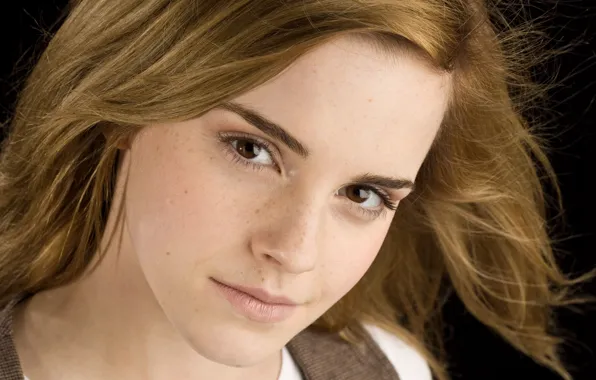 Look, close-up, face, portrait, 2008, makeup, hairstyle, brown hair