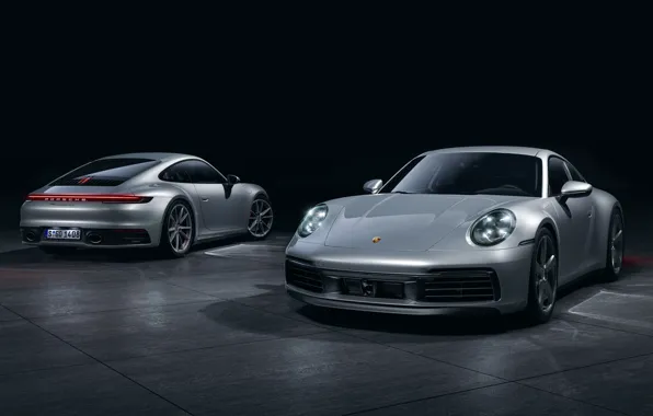 Picture Auto, Porsche, Machine, Grey, Porsche 911, Transport & Vehicles, Porsche 911 Carrera 4S, by the …