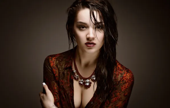 Look, girl, decoration, face, hair